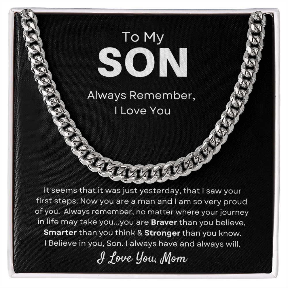 To My Son Just Always Remember This I Love You No Matter What I