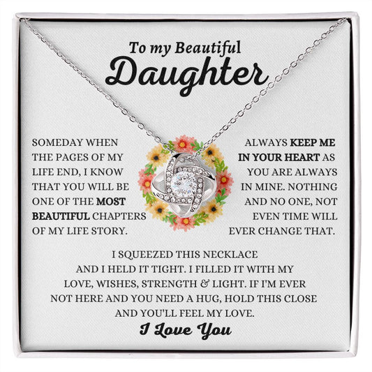 (POPULAR ITEM) To My Beautiful Daughter / Most Beautiful (Love Knot) V3