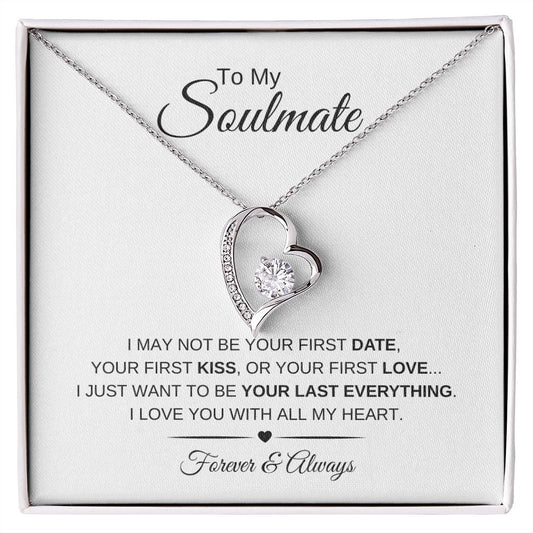 To My Soulmate / Love You With All My Heart (Forever Love Necklace)