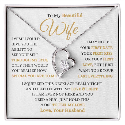 To My Beautiful Wife / How Special You Are To Me (Forever Love Necklace)
