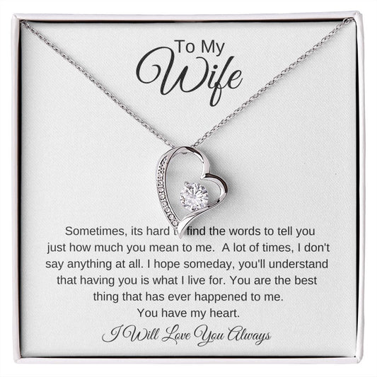 To My Wife / How Much You Mean To Me (Forever Love Necklace)